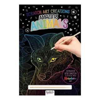 Amazing Animals: Scratch Art Creations
