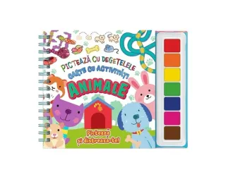 Animale. Pictează cu degețelele