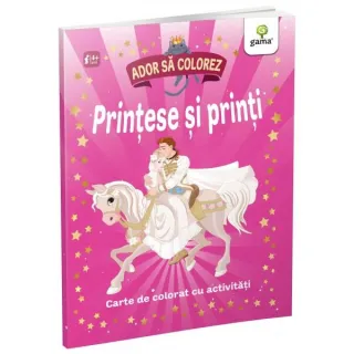 Prințese și prinți. Ador să colorez
