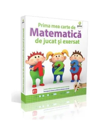 Prima mea carte de matematică de jucat și exersat (conține tăbliță și carioca)