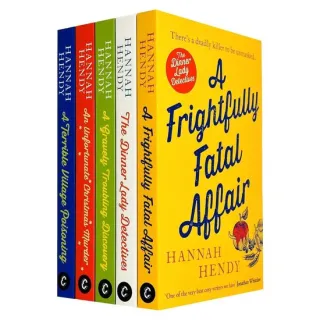 The Dinner Lady Detectives Collection 5 Books Set By Hannah Hendy (the Dinner Lady Detectives, An Unfortunate Christmas Murder, A Terrible Village Poisoning, A Frightfully Fatal Affair And More)