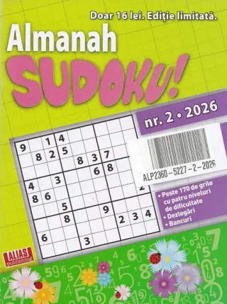 Almanah Sudoku Nr. 2/2026