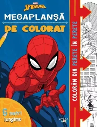 Disney. Marvel. Spider-Man. Megaplanșă de colorat