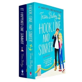 It Happened One Summer Series 2 Books Collection Set By Tessa Bailey (it Happened One Summer, Hook Line And Sinker)