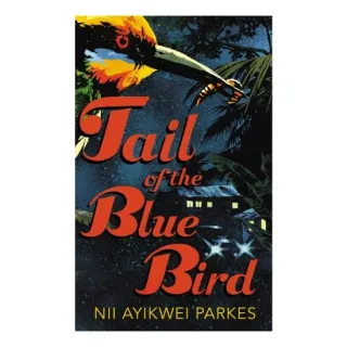 Tail of the blue bird