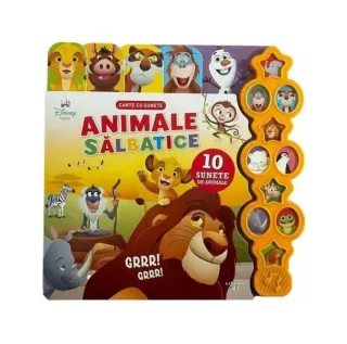 Disney Bebe. Animale sălbatice. Carte cu sunete