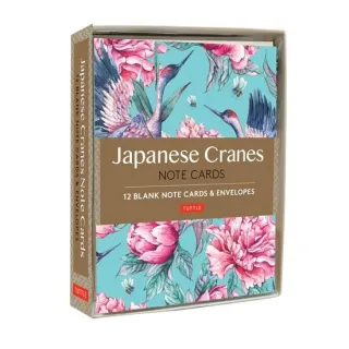 Japanese Cranes Note Cards 12 Blank Note Cards & Envelopes (6 X 4 Inch Cards in a Box)
