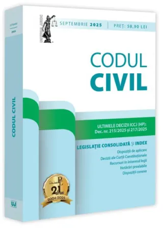 Codul civil: septembrie 2025