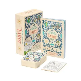Colour Your Own Tarot Book & Card Deck Includes 78 Cards to Colour in and a 64-page Book