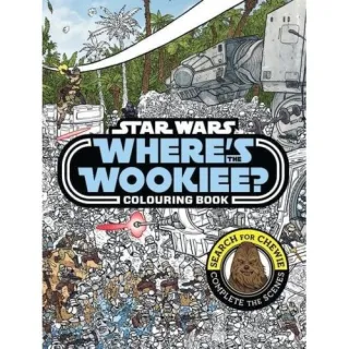 STAR WARS WHERE'S THE WOOKIEE COLOURING BOOK