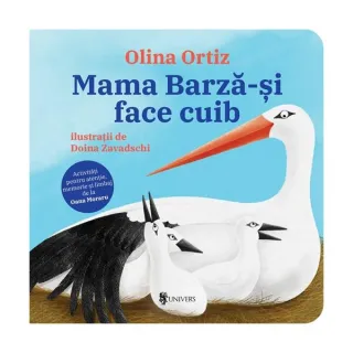 Mama Barză-și face cuib