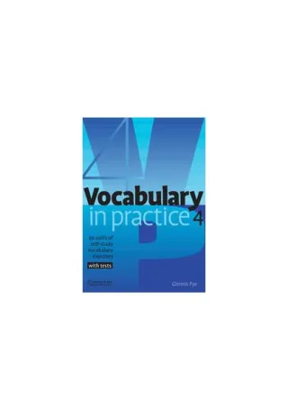 Vocabulary in Practice 4