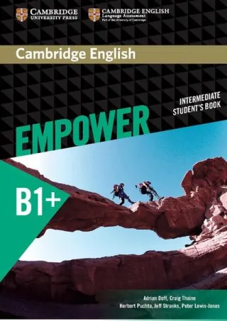 Cambridge English Empower Intermediate Student's Book B1+