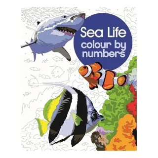 SEA LIFE COLOUR BY NUMBERS.
