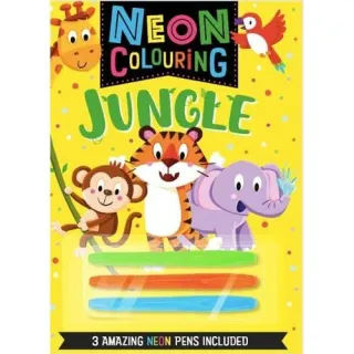 Neon Colouring Jungle