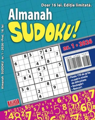 Almanah Sudoku Nr. 1/2026