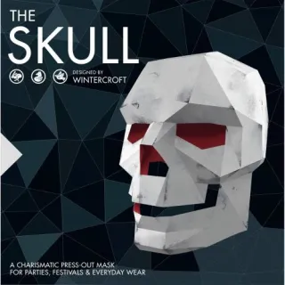 The Skull - Designed by Wintercroft : A charismatic press-out mask for parties and everyday wear