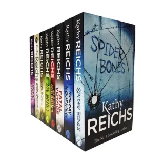 Temperance Brennan Series Collection 8 Books Set By Kathy Reichs (Spider Bones, Monday Mourning, Fatal Voyage, Flash and Bones, 206 Bones, Devil Bones, Deadly Decisions, Grave Secrets)