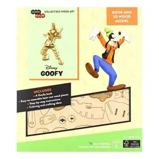 Disney: Goofy Book and 3D Wood Model