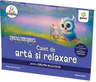 Caiet de artă și relaxare pentru grupa mijlocie