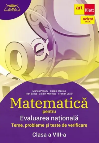 Evaluarea națională Matematică. Clasa a VIII-a