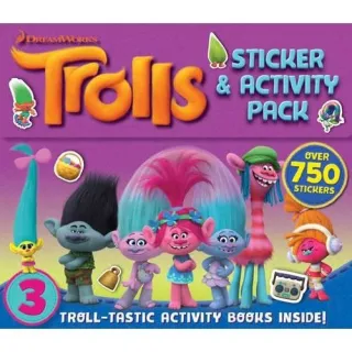 TROLLS STICKER & ACTIVITY PACK