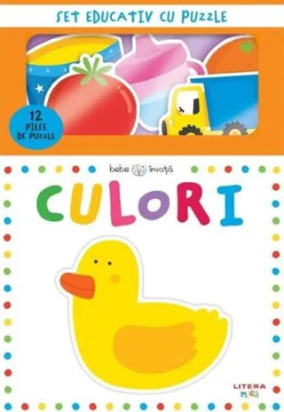 Bebe învaţă. Culori. Set educativ cu puzzle