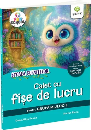 Caiet de fișe de lucru, grupa mijlocie
