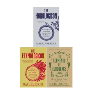 Mark Forsyth 3 Books Collection Set (The Etymologicon, The Elements of Eloquence & Horologicon)