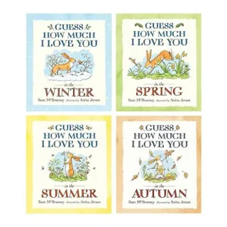 Sam Mcbratney Guess How Much I Love You 4 Books Collection Set (winter, Spring, Summer, Autumn)