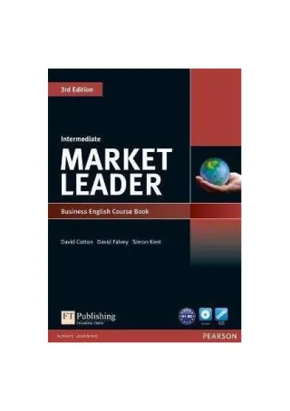 Market Leader 3rd Edition B2 Intermediate Business English Course Book with DVD-ROM
