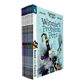 Read With Oxford: Winnie and Wilbur 12 Books Collection Set Level Stage 5 & 6 (Age 5 - 6) (Tidy Up,Winnie!, It's Teatime,Winnie!, Winnie Dresses Up, Winnie's Outdoor Fun and More)