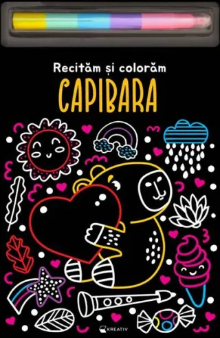 Capibara – Recităm și colorăm