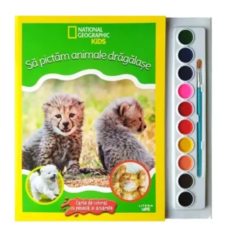 National Geographic Kids. Să pictăm animale drăgălașe