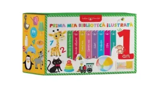 Cutie. Bebe învață. Prima mea bibliotecă ilustrată la 1 an (8 cărticele)