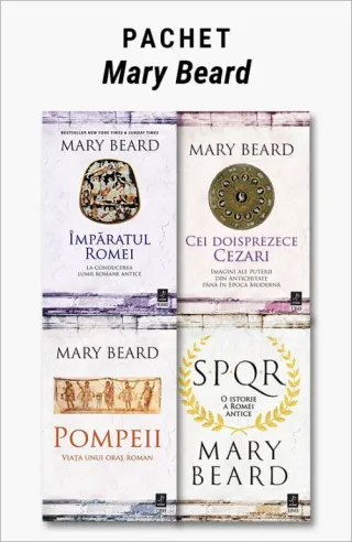 Pachet Mary Beard. Împăratul Romei/Cei doisprezece Cezari/Pompeii/SPQR