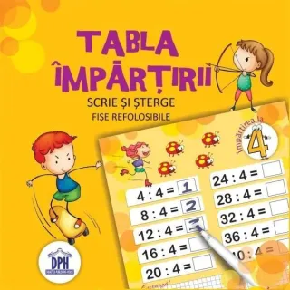 Tabla împărțirii cu carioca