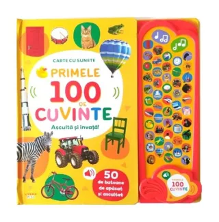 Primele 100 de cuvinte. Ascultă și învață! Carte cu sunete