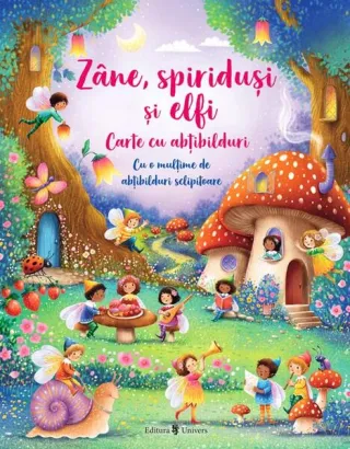 Zâne, spiriduși și elfi. Carte cu abțibilduri
