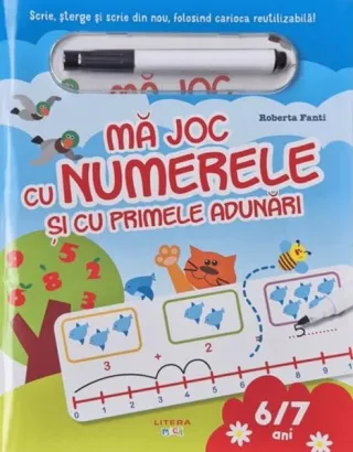 Mă joc cu numerele și cu primele adunări