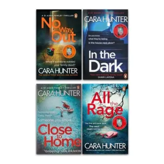 Cara Hunter DI Fawley Series 4 Books Collection Set - All the Rage, In the Dark, Close to Home, No Way Out