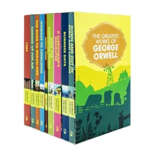 GREATEST WORKS OF GEORGE ORWELL 9 BOOKS SET, George Orwell
