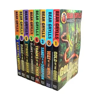 Bear Grylls Mission Survival Collection 8 Books Set