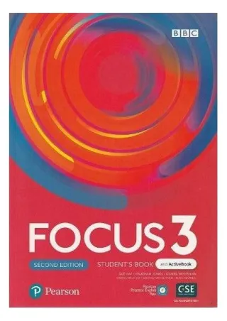Focus 3 Student's Book and ActiveBook, 2nd edition (B1+)