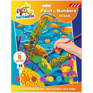 Art Fantastic Paint By Numbers Kit: Ocean