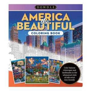 America The Beautiful Coloring Book