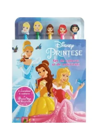 Disney Prințese. Set de colorat și de activități