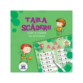 Tabla scăderii cu carioca