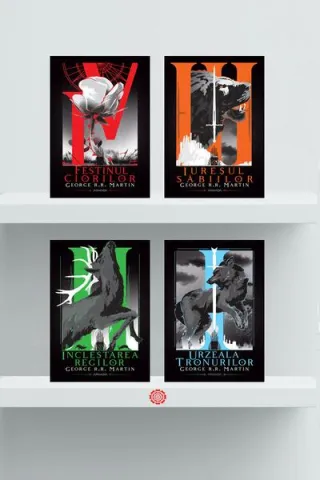 Pachet Seria Cântec de gheață și foc – George R.R. Martin (Vol. 1–4)