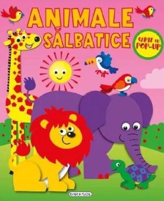 Carte cu pop-up - Animale sălbatice